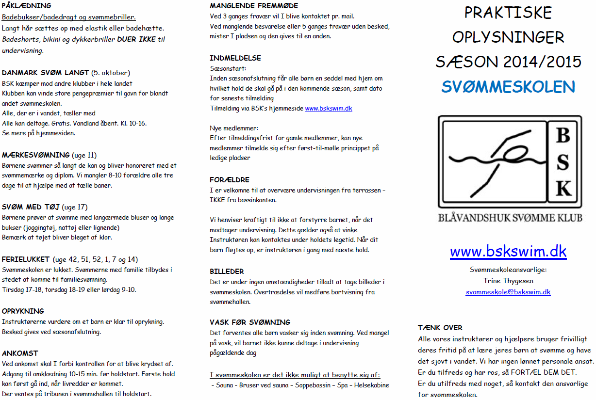 praktiske oplysninger20142015